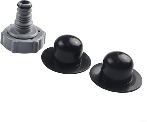 Ersatz-Abflussventil, schwarzes Ersatz-Ablassventil für das Ablassen von Pool-Adapter mit 32 mm P6H1419(B)