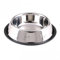 Urban Living Dogi Gamelle pour Chien Embossee en INOX avec Base Anti Derapante Diam 24Cm