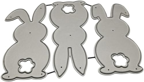 Rosojodg Silber Ostern DIY Stanzform Schablone für Scrapbooking und Stempeln