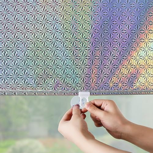 X1NGFU Sonnenschutz Rollo Verdunkelungsrollo Mit Saugnapf,Isolations-Fensterrollo Rollo,Tragbare Sonnenschutzrollos,Einziehbarer Auto Sonnenblende,für Zuhause,Innen,Breite X Länge (45cm x 125cm)