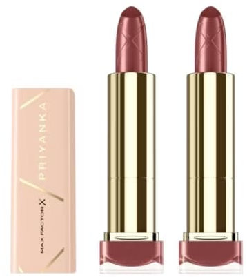 2 x Max Factor Colour Elixir Priyanka Lipstick - 022 Cool Copper