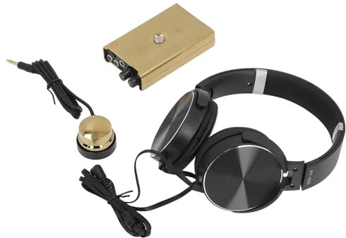 Sonew Wasserleckdetektor-Kit, Wasserlecksensor mit Automatischem Verstärkungsdesign und 4 Einstellbaren Modi, Wassermonitor für Schwimmbadgrundräume und Wasserleitungen