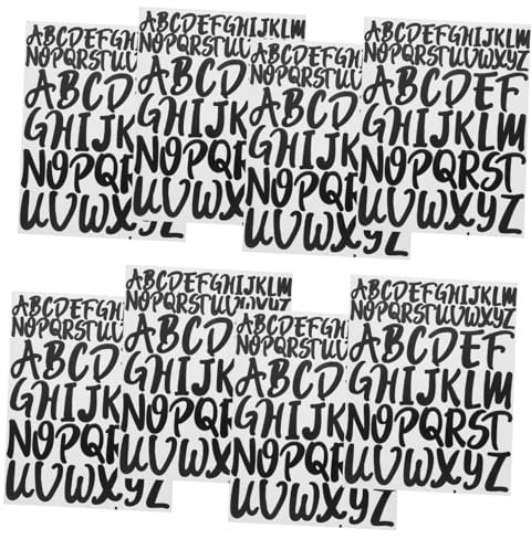 PHENOFICE 10blätter Selbstklebende Buchstabenaufkleber Aus Vinyl Für Adressbeschriftungen Kunsthandwerk Für Briefkästen Schilder Klassenzimmer Und Haushaltsdekorationen