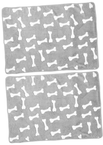 BUGUUYO 2stücke Fleece Decke Für Haustiere Flauschige Und Warme Hundedecke Katzendecke Multi-use Kuscheldecke Für Sofa Bett Und Reisen Für Kleine Hunde Und Katzen