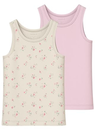 NAME IT Mädchen Nmftank Top 2p Flower Noos Nmftank Top 2P Flower Noos (1er Pack)
