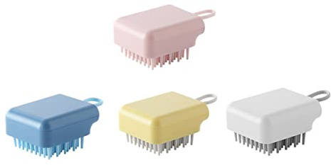 Ipetboom 4stücke Haar-kopfhaut-massagegerät Tragbarer Shampoo-pinsel Kopfmassagebürste Kopfshampoo-bürste Kopfbürste Kamm Für Kopfhaut Peeling-bürste Für Körper Ergonomisches Design Leicht