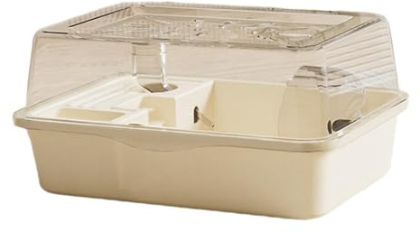 LOVIVER Grande Cage à Hamster, Habitat pour Hamster avec Dessus ouvrable, pour Petits Animaux, Planeur à Sucre, hérisson