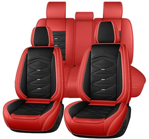 Jooexel Autositzbezüge Universal passend für VW LT Transporter T4 T5 T6 T6.1 T7 Schonbezüge Set Premium Nappaleder Sitzbezüge