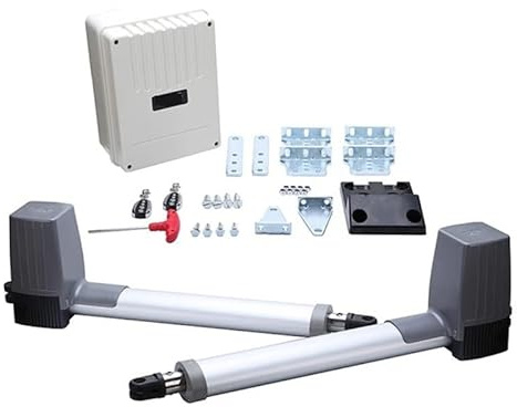Ouvre-porte, Kit de moteur d'ouverture de porte battante automatique à télécommande intelligente for système de contrôle d'accès électrique de porte battante à Double porte