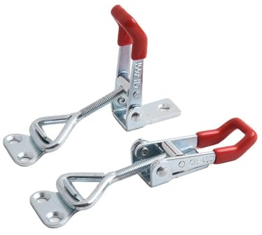 Gettimore Verstellbare Knebelklemme, GH-4001, 90 x 40 mm, verzinktes Eisen mit Kunststoffgriff, für industrielle Blech- und Leiterplattenbefestigung, kompatibel mit Schweißen, Jiggen