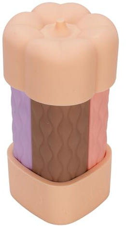 Phefop Set di Bottiglie da Viaggio Portatili 4 in 1, Contenitori in Silicone a Prova di Perdite con Design a Bocca Larga per Articoli da Toeletta in Movimento (Serie rosa chiaro)