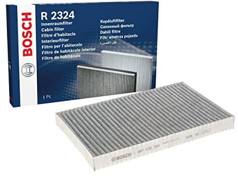 BOSCH Filter, Innenraumluft 1987432324 | Filtert Gerüche, Pollen und Staub - Ersatzfilter für bessere Luftqualität im Fahrzeuginnenraum