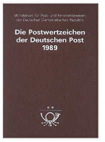 Goldhahn Briefmarken DDR Jahrbuch 1989 postfrisch [Bibliothekseinband] - Briefmarken für Sammler