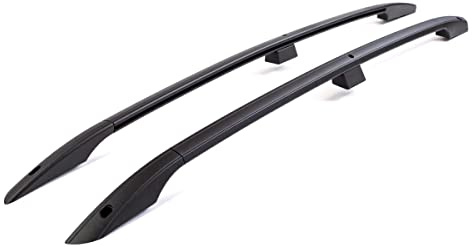 Germansell Dachreling kompatibel mit VW Camper California lang (T5 T6 und T6.1) ab Bj. 2003 Alu Schwarz mit ABE