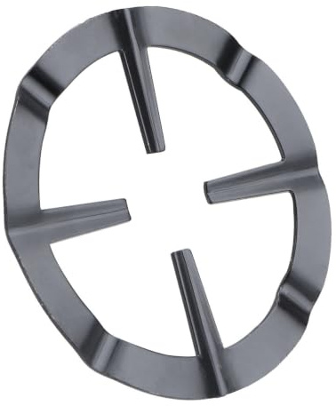 Grille de Plaque de Cuisson à Gaz en Fer, Support pour Cafetière Noir | Nettoyage Facile, Contrôle de Chaleur, Usage Maison et Café, Format Compact pour Brûleur
