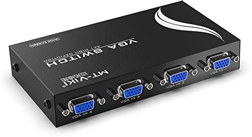 MT-VIKI VGA Switch 4 PC 1 Monitor - Umschalter 4 Port 1920X1440