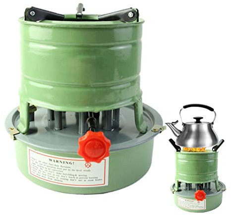 SJASD Poêle À Pétrole,Chauffage au kérosène,Réchaud de Camping Portable à 8 mèches,Chauffage Mobile À Pétrole,Chauffage de Camping,Chauffage Surround à 360°,pour Camping,pêche sur Glace, Maison