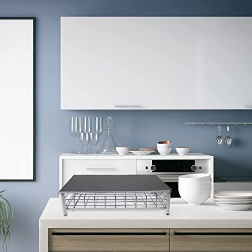 Porta capsule per caffè con cassetto per riporre le capsule di caffè Gusto e Vertuoline con capacità - 28 * 42 * 9,5 cm grigio