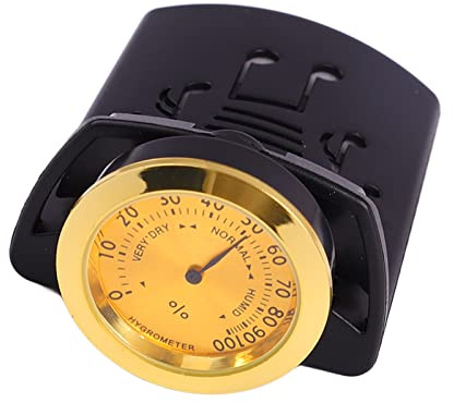Hygrometer und Luftbefeuchter für Akustikgitarre, 2 in 1-Hygrometer mit hochpräzise Nadelanzeige, ideal für professionelle Musiker, Reisende, Bühne, Probezimmer und Zuhause