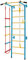 LIFEZEAL scala da arrampicata per bambini con barra di trazione, anelli, scala di corda, altalene, parete da arrampicata per la stanza dei bambini, parete ginnica con struttura da arrampicata (giallo)