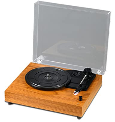 Reproductor de música, reproductores de CD, sistemas de música de alta fidelidad para el hogar, cubierta antipolvo transparente, altavoces estéreo incorporados, tocadiscos de vinilo para entreten