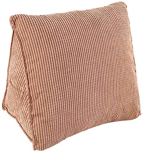 Geieold Lese-Rückenlehne, Kissen, Rückenkissen, Lendenkissen, Bürostuhl, Bett, Rückenkissen, Stützkissen (Kaffeebraun)