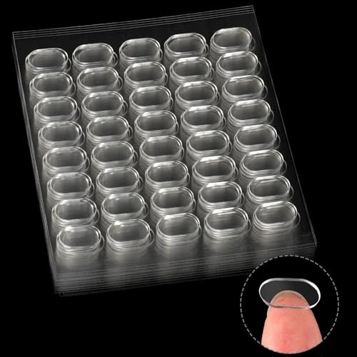 JANYUN 560 Stück Doppelseitige Klebepunkte, 13x8mm Transparente Klebepads | Wiederverwendbar, Entfernbar, Durchsichtige Quadratisch, Wasserbeständig, Poster Fotos Ballons