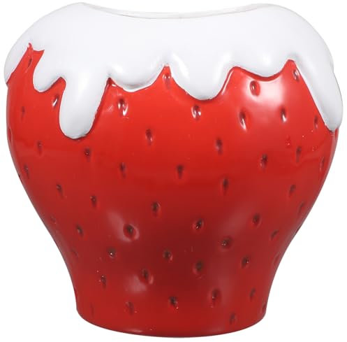 Vase Décoratif en Céramique pour Fraises Élégant Pot de Fleurs pour Compositions Fraîches Et Séchées Décoration de Maison de Bureau