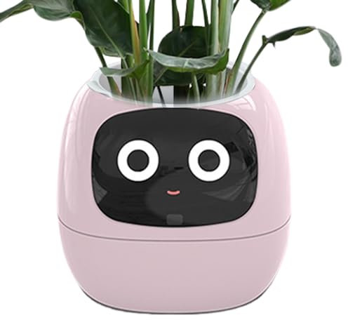 Generisch Smart Flower Pot for Indoor Plants, Intelligent Flower Pots, Entzückender Pflanzenbegleiter Für Die Innendekoration, Macht Das Aufziehen Von Pflanzen Einfach Und Macht Spaß