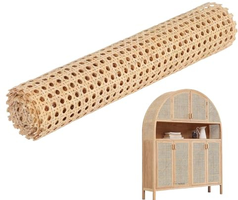 Rattan Gurtband Cane Webbing Rattan Roll | Wiener Geflecht Stuhl Möbel Natürliches Rattan Gurtband Rolle Natürlich Rattan Geflecht Möbel Für Bastelprojekte Heimdekoration Heimwerker Stuhl Schrank