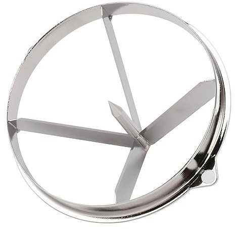 Tagliafrutta Divisore Ergonomico Staccabile in Acciaio Inossidabile per Mele, Pere, Arance, 8 Sezioni, Semplicemente e la Fusoliera Scorre Delicatamente con per (4 Sezione)