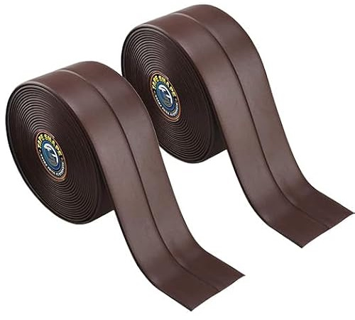 Pro Home Bath Sealant Strip 22mmx3.2M | Self Adhessive Shower Seal Strip | Waterproof Sealant Tape | Caulk Tape for Kitchen Sink, Toilet | Long Lasting, Mold Resistant Seal (Brown, 22mm x 3.2m)