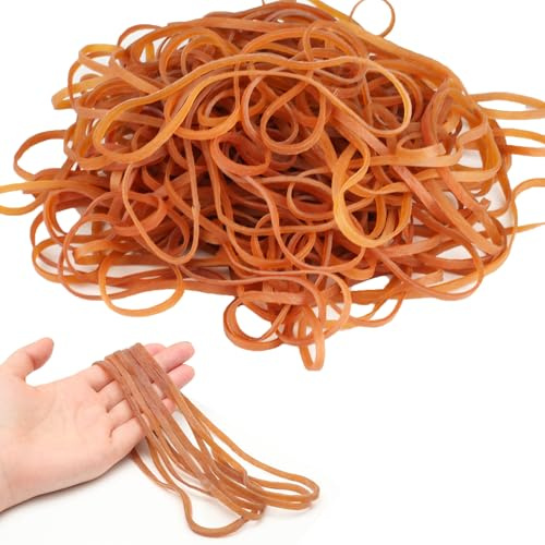 100 Pcs Elastic Large Rubber Bands Heavy Duty Elastic Bands, Strong 4mm Wide Thick Rubber Band for Office Home Supplies Industrial DIY Crafts