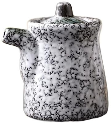 WDCDYQDH Distributeur d'huile et de vinaigre, huilier à Huile et vinaigre, Sauce soja, Condiment Liquide pour la Cuisine, 160 ML (Couleur : Noir) (Blanc)