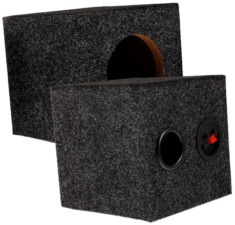 Homoyoyo Box Per Subwoofer Auto Singolo Subwoofer Rivestito in Moquette Sigillato in Legno Altoparlante Per Auto Porta Fornitura