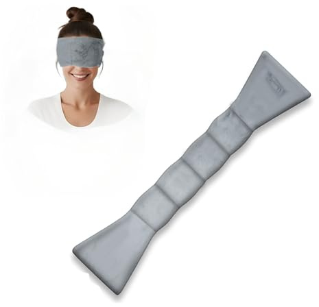 Mikrowelle, Wärmekissen Nacken Beheizbare Augenmaske, Schlafmaske, Heiß- oder Kaltkompresse zur Linderung von Blepharitis, geschwollenen und trockenen Augen, 100% Lichtblockierung für den Schlaf