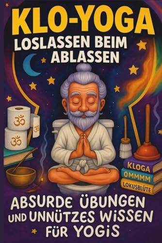 Klo-Yoga: Loslassen beim Ablassen: Absurde Übungen und unnützes Wissen für Yogis (Geschenkbücher für große & kleine Yogis)