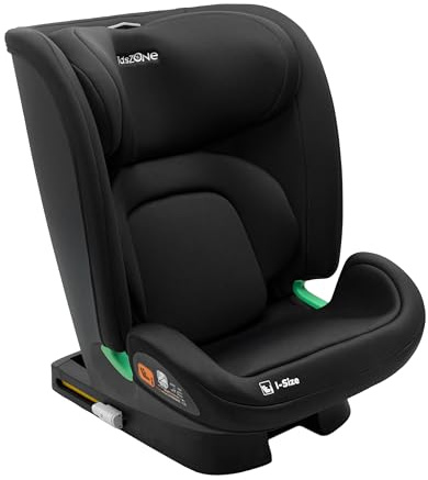 KidsZone Seggiolino Auto 15-36 kg Isofix 100-150cm i-Size ECE R129 - Seggiolino Auto Gruppo 2-3 (4-12 anni) - Reclinabile in 7 Posizioni, Poggiatesta Regolabile 9 Posizioni, Rivestimento Removibile