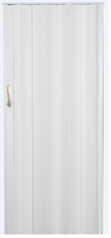Falttür Höhe 202 cm Einbaubreite bis 147 cm Schiebetür Tür weiß Farben Doppelwandprofil Neu TOP-Qualität pi-011