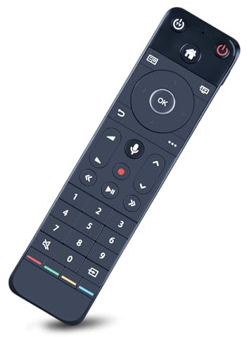 FQOUG Replacement Remote Control Compatible With Virgin Media 360 TV & Stream Box (2024/2025 Edition Model With Voice Activation)