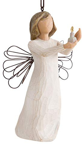 Willow Tree Angel of Hope Ornament, Sculpted Hand-Painted Figure