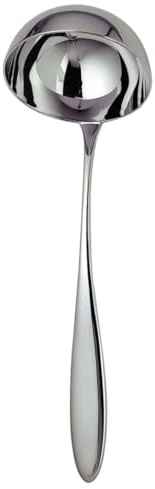Alessi Mami Schöpfkelle, Edelstahl, Silber, 10 x 29.5 x 21 cm