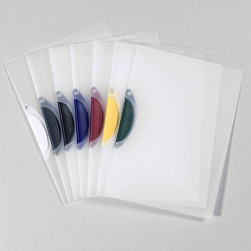 25 Swinghefter DIN A4 / Bewerbungsmappen/Cliphefter/Farbe: schwarz