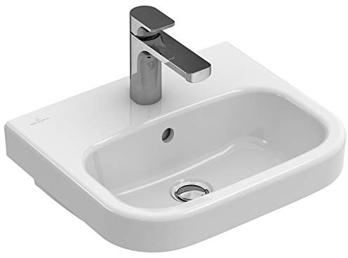 V&B Handwaschbecken Architectura 50x38cm, m ÜL, 1 Hahnl., m ÜL, weiß