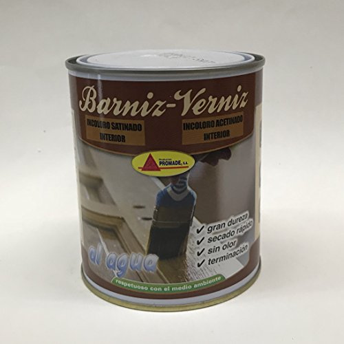 Productos Promade Abts104 - Barniz mad sat. 750 ml inc. int/ext agua promade