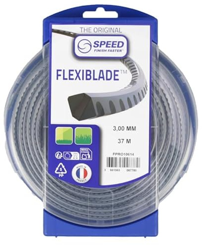 Matijardin - Fil débroussailleuse Carré, Cranté 3 mm x 37 m FlexiBlade