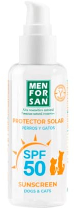 MENFORSAN Sonnenschutz Faktor 50 für Hunde und Katzen 60ml