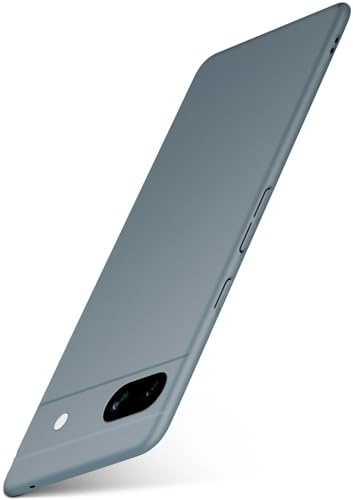moex für Google Pixel 7a Hülle Ultra Dünn, Schutzhülle mit erhöhtem Kameraschutz, Slim Cover Hardcase Backcover, Dünnste Handyhülle Minimalistisch Alpha Case, Matt Taupe