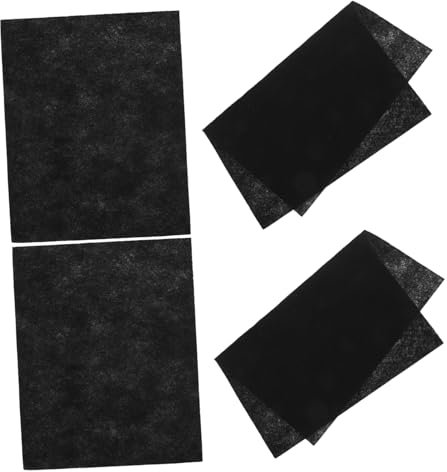 Zerodeko Air Conditioning Filters Sheets 4 Pack Reusable Filter Sheets for Kitchen Hood Range Hood Box Fan