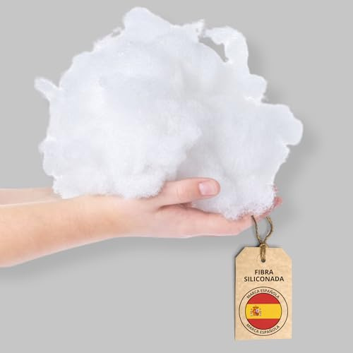 HOME DESIGN & CONFORT® Relleno de Microfibra 100% Poliéster | Relleno para Cojines de Almohada, Peluches, Manualidades, Sofás, etc.. (4, Kilogramos)